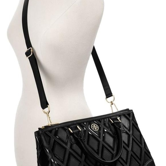 Tory Burch Robinson Patchwork Double Zip Purse - Picture 4 of 6